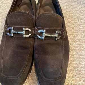 COPY - Salvatore Ferragamo men’s brown suede shoes